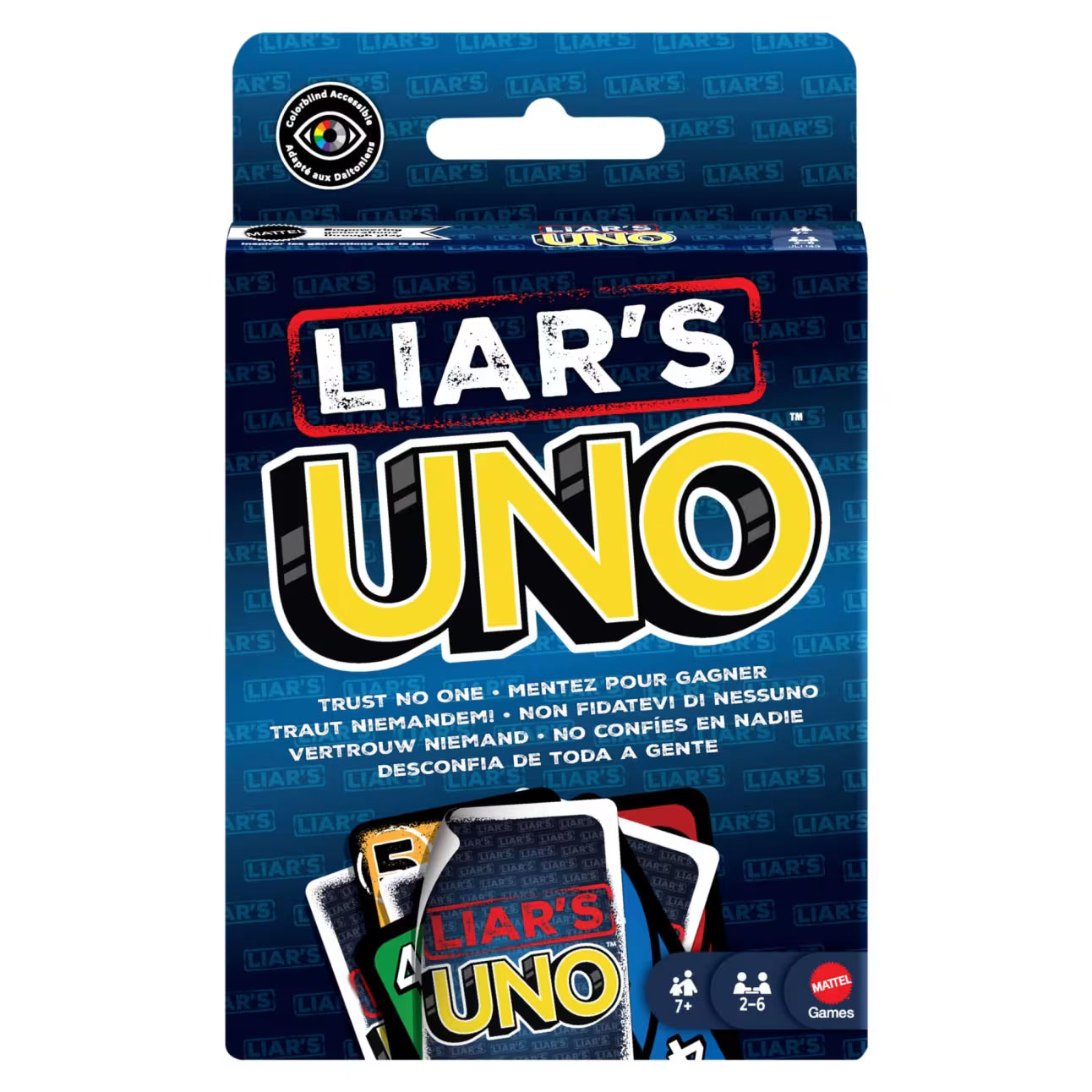 UNO Liar's Jeu De Cartes Pour Adultes, Enfants, Familles, Fêtes Et Soirées Jeux, Jeu D’Astuce Et De Bluff