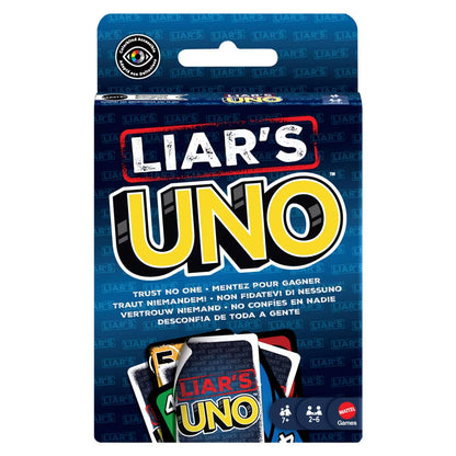 UNO Liar's Jeu De Cartes Pour Adultes, Enfants, Familles, Fêtes Et Soirées Jeux, Jeu D’Astuce Et De Bluff