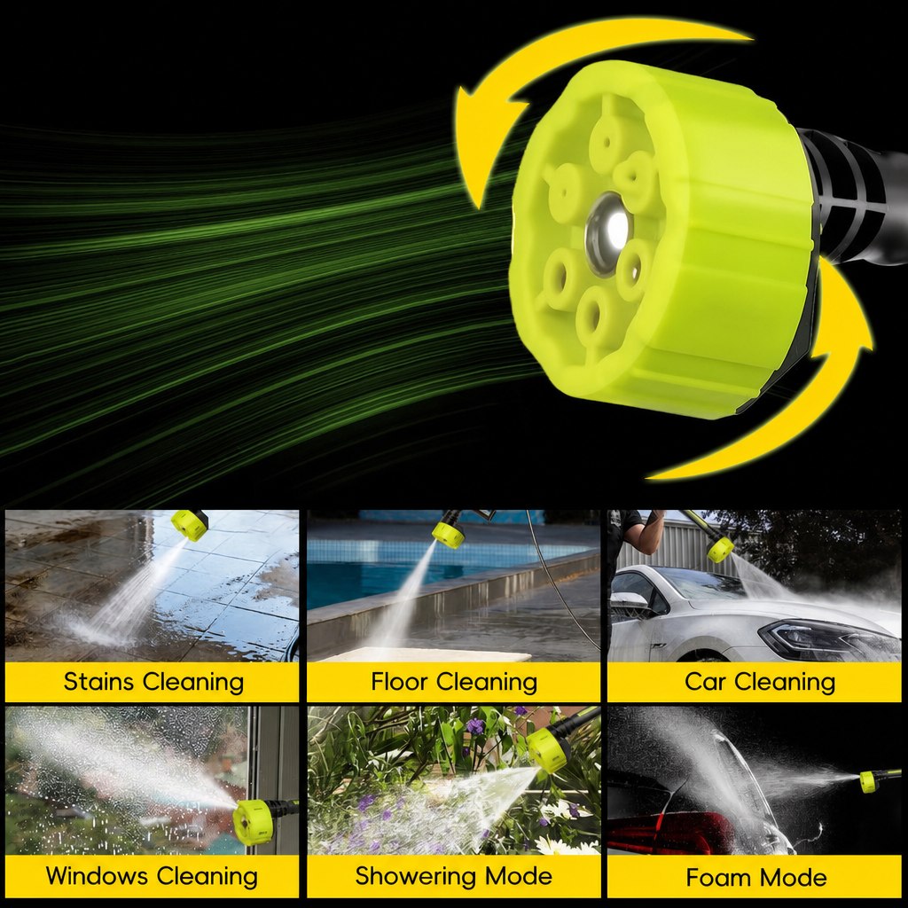 Portable 21V Electric Pressure Washer - Product Image